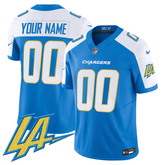 Chargers Vapor Limited Custom Jersey V2 - All Stitched