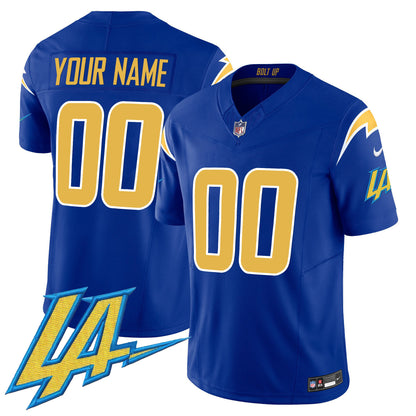 Chargers Vapor Limited Custom Jersey V2 - All Stitched