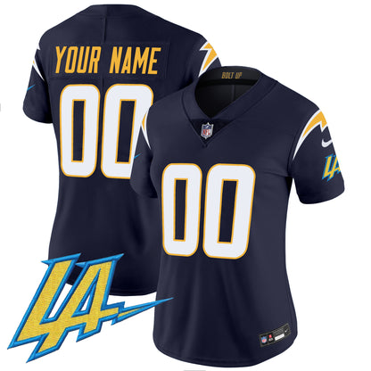 Chargers Vapor Limited Custom Jersey V2 - All Stitched