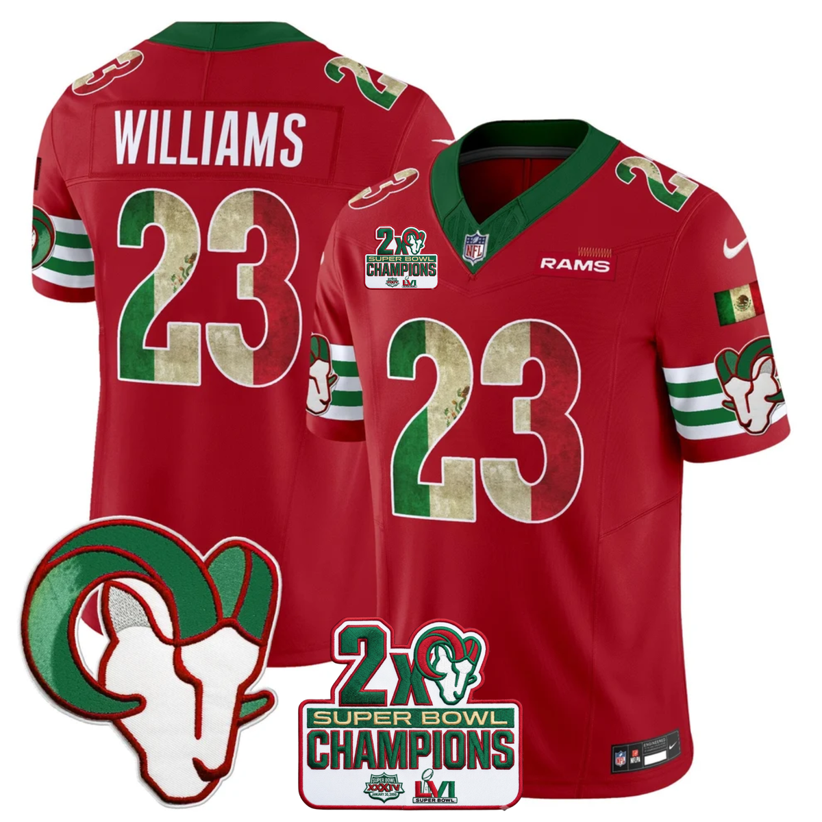 LAR Mexico Edition Vapor Jersey - Stitched