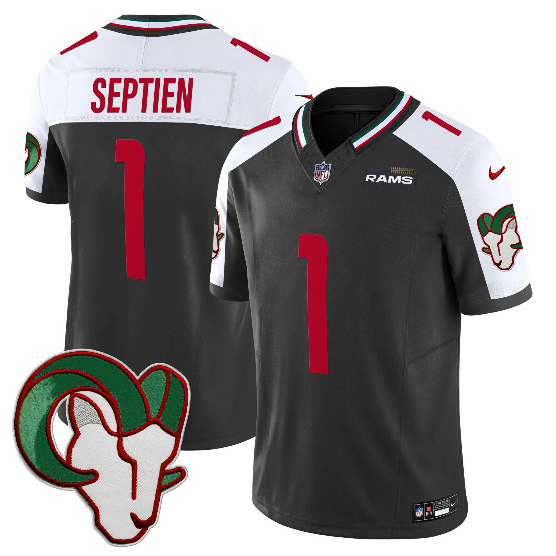 Men's Rams Mexico Vapor Limited Jersey - All Stitched