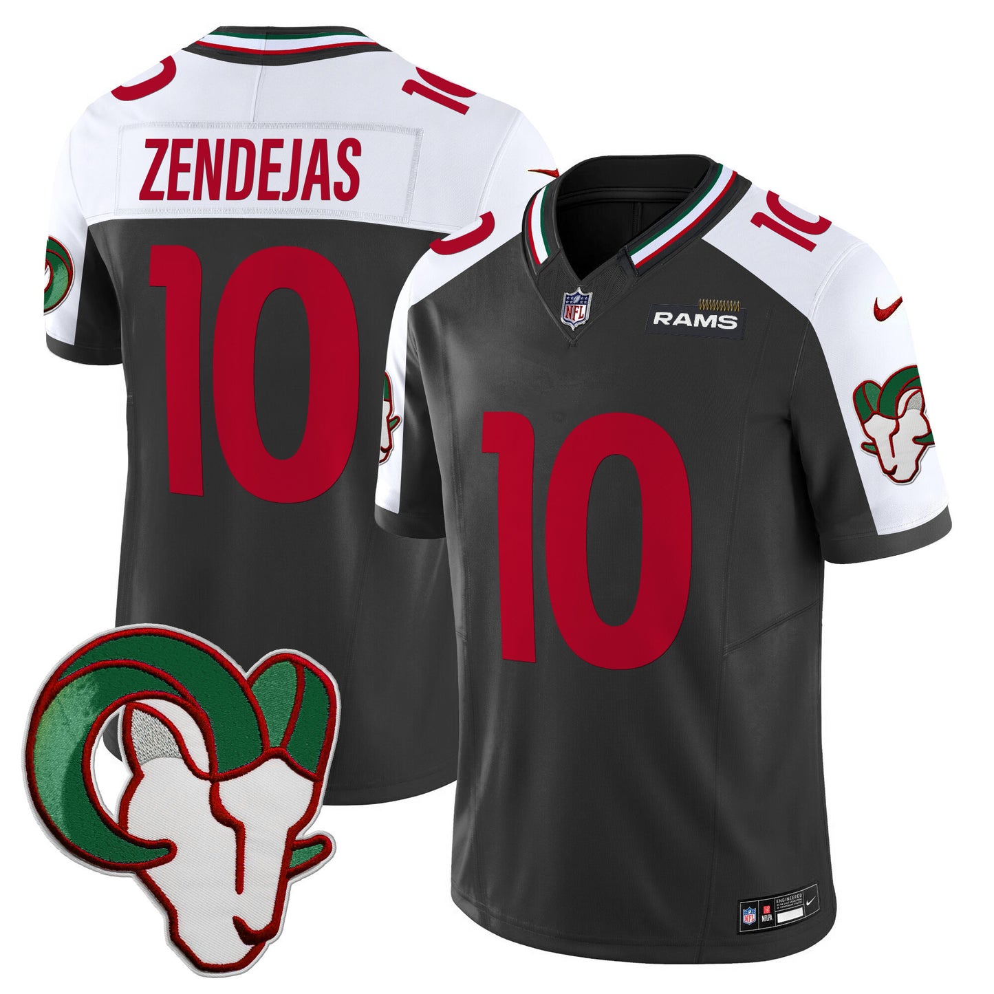 Men's Rams Mexico Vapor Limited Jersey - All Stitched