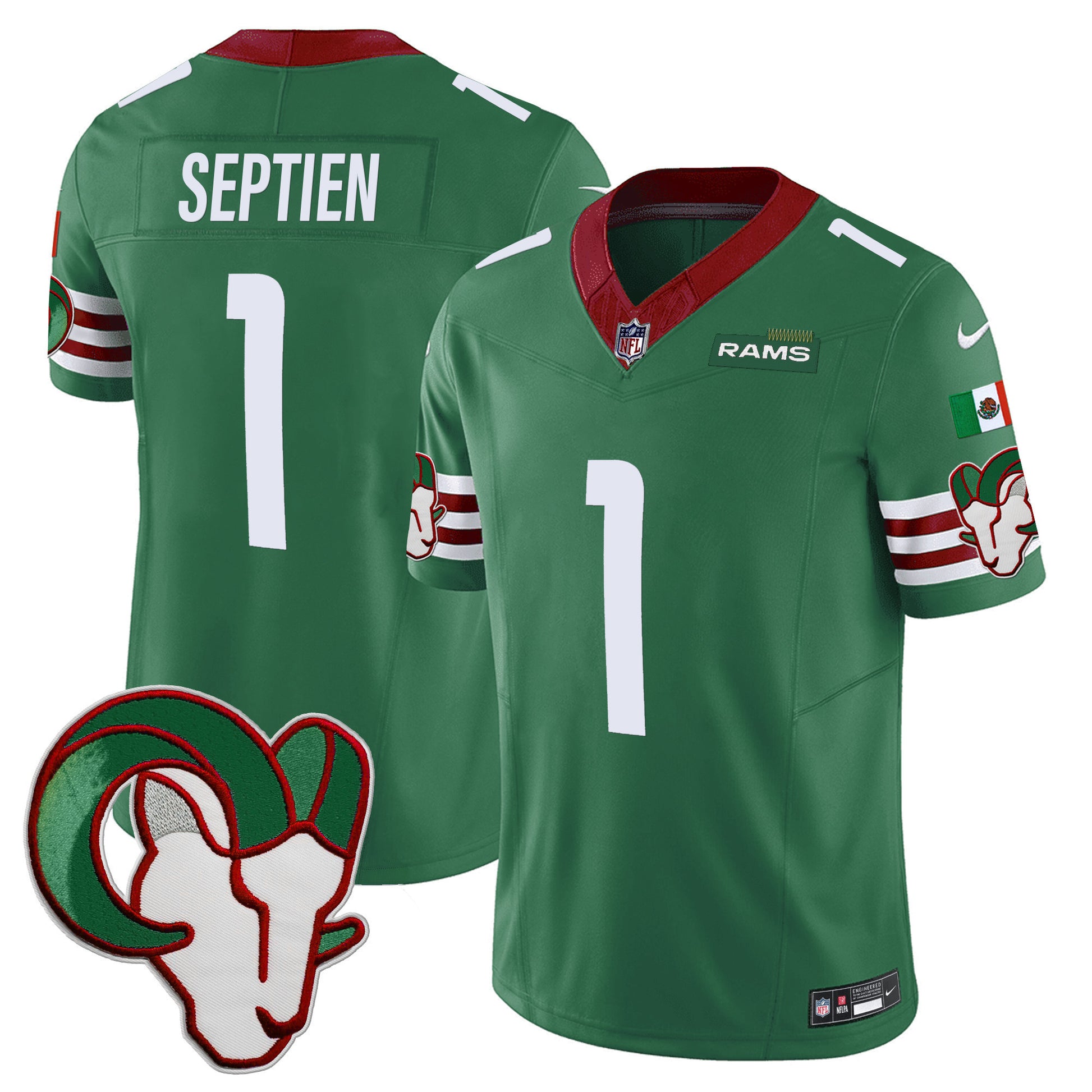 Men's Rams Mexico Vapor Limited Jersey - All Stitched