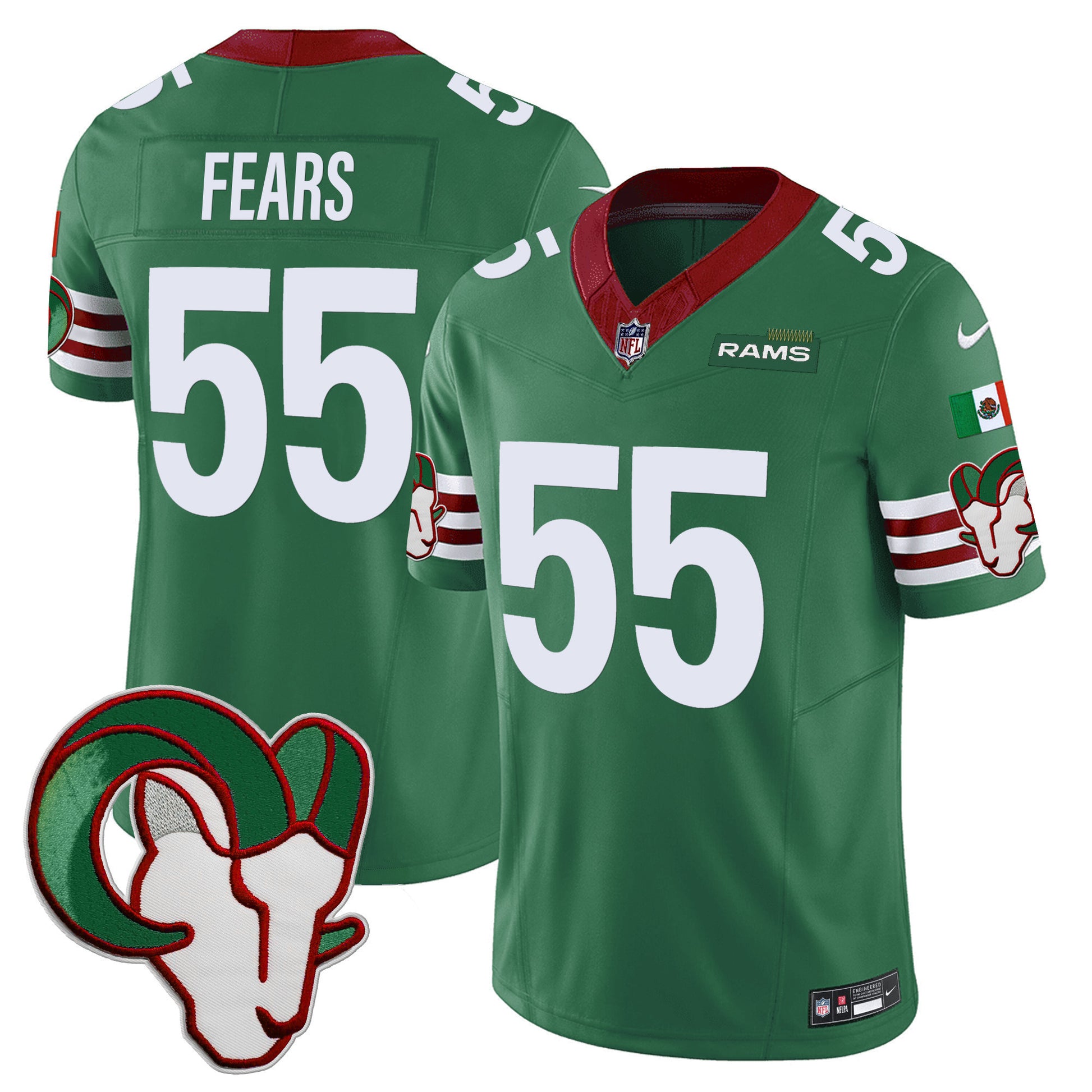 Men's Rams Mexico Vapor Limited Jersey - All Stitched