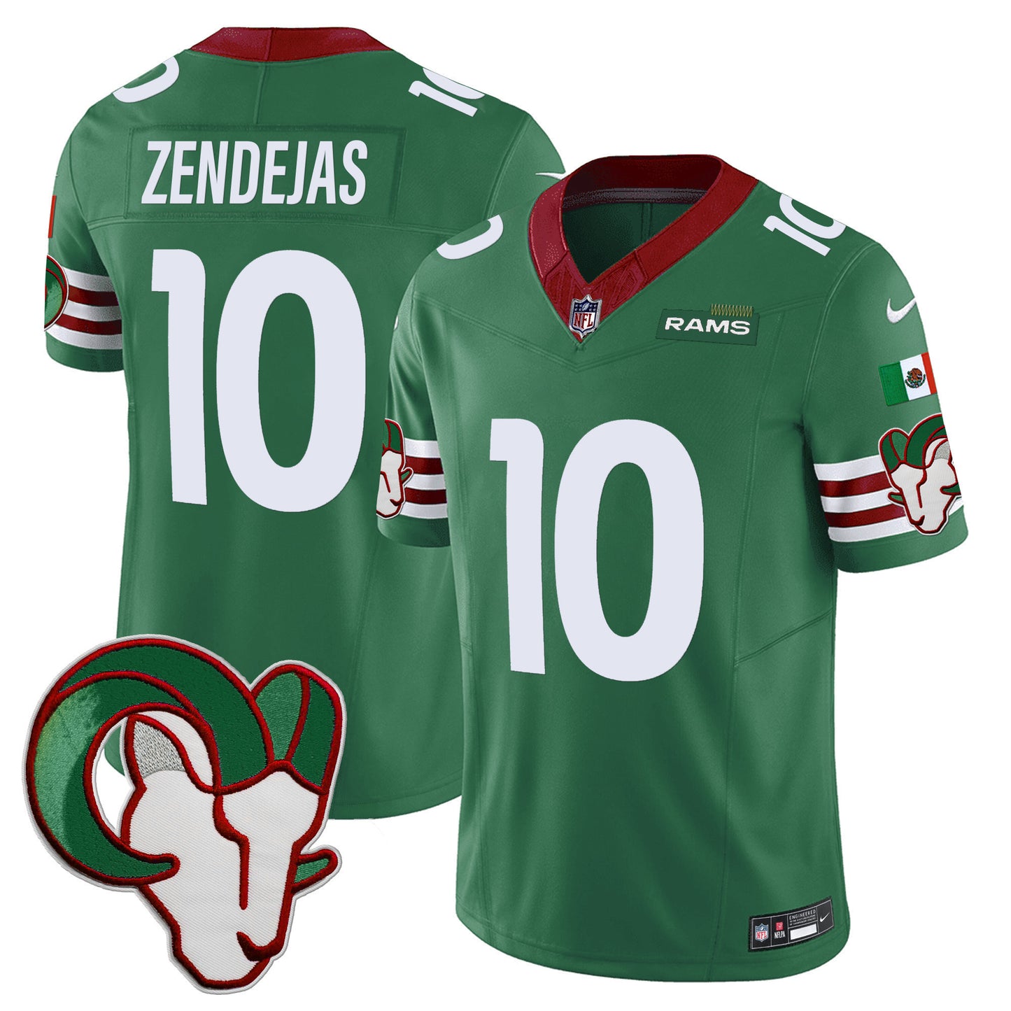 Men's Rams Mexico Vapor Limited Jersey - All Stitched