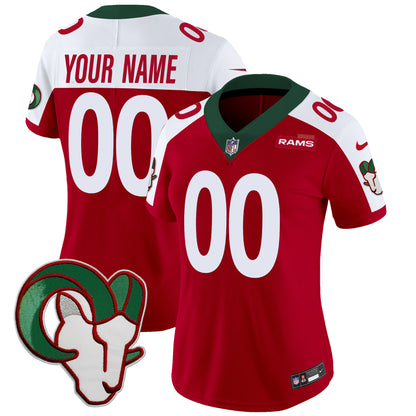 Rams Mexico Vapor Limited Custom Jersey - All Stitched