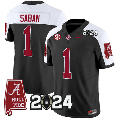 Men's Alabama Crimson Tide 2024 Vapor Limited Jersey - All Stitched