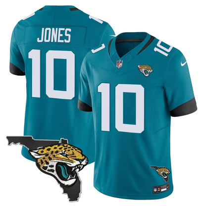 Men's Jacksonville Jaguars Florida Patch Vapor Jersey - All Stitched