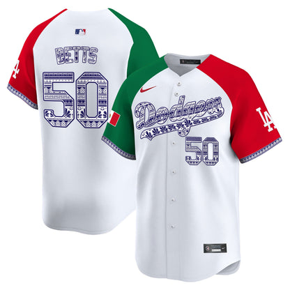 Los Angeles Dodgers Mexico Vapor Premier Limited Jersey V3 - All Stitched