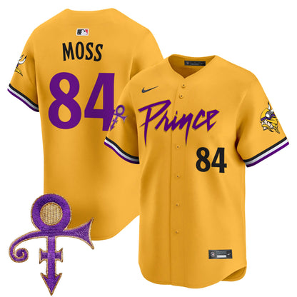 Men's Minnesota Vikings Prince Patch Vapor Premier Limited Jersey - All Stitched