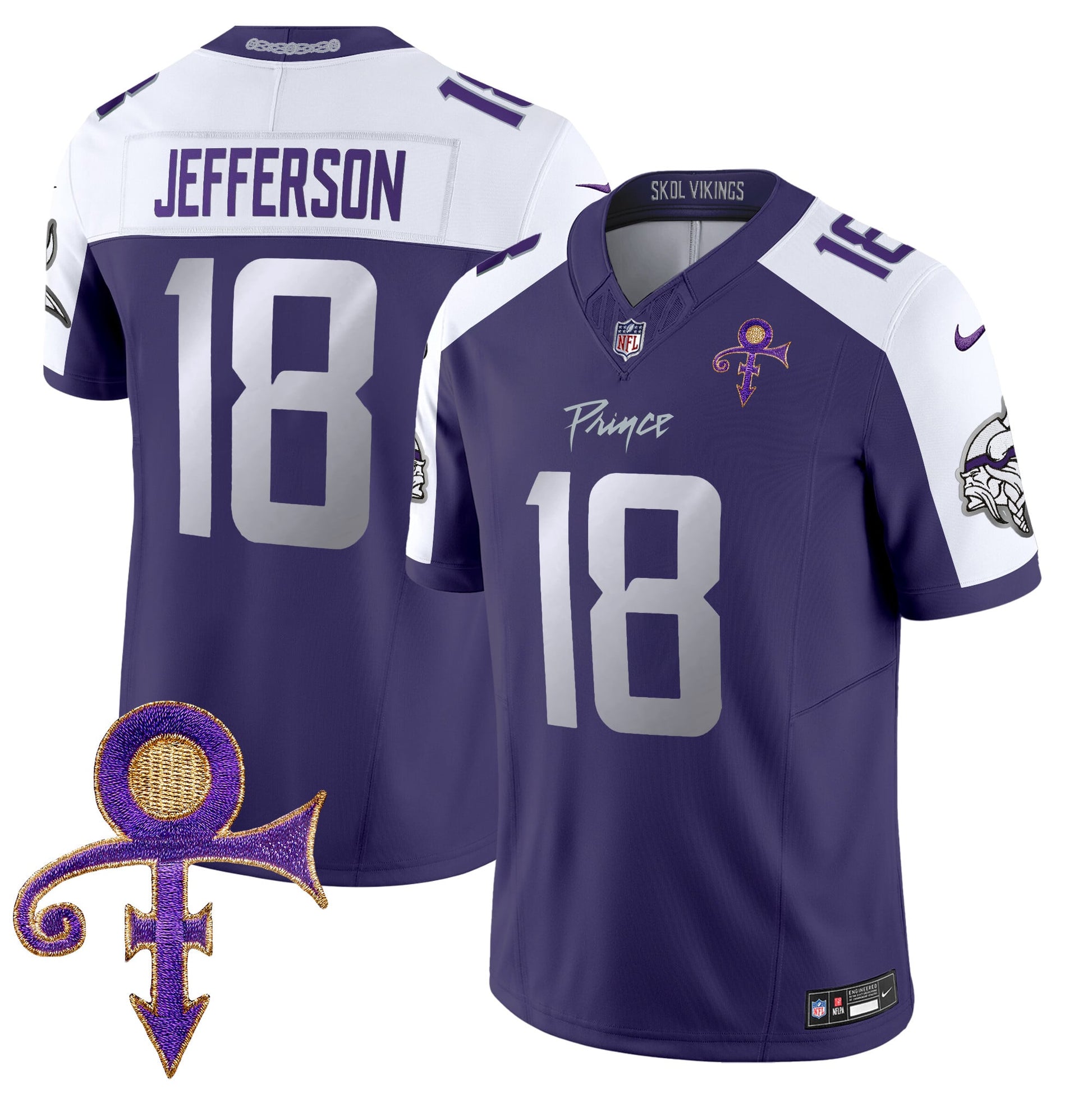 Men's Minnesota Vikings 2024 Prince Vapor Limited Jersey - All Stitched