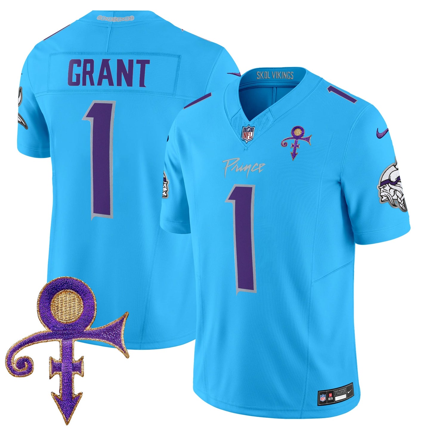 Men's Minnesota Vikings 2024 Prince Vapor Limited Jersey - All Stitched