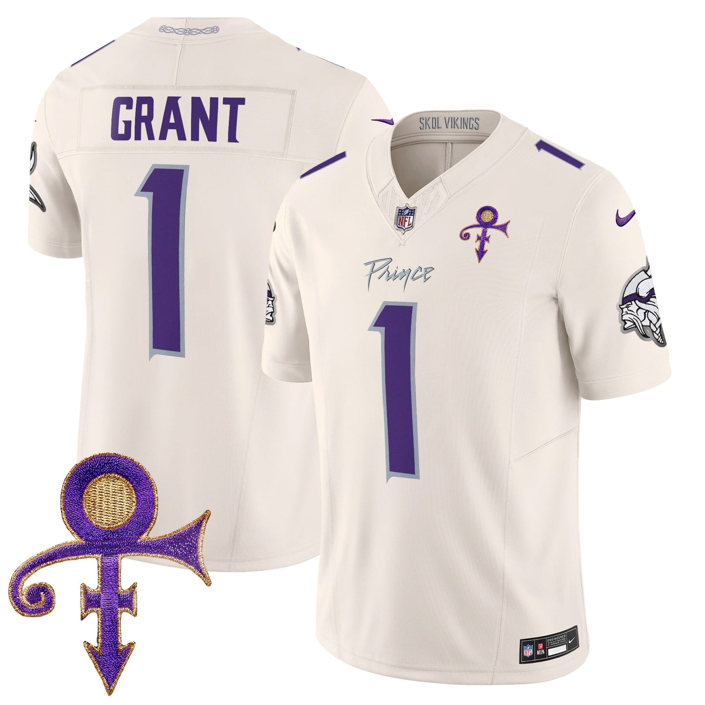 Men's Minnesota Vikings 2024 Prince Vapor Limited Jersey - All Stitched