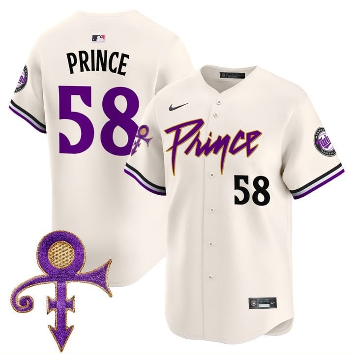 Men's Minnesota Twins Prince Patch Vapor Premier Limited Jersey V4 - All Stitched