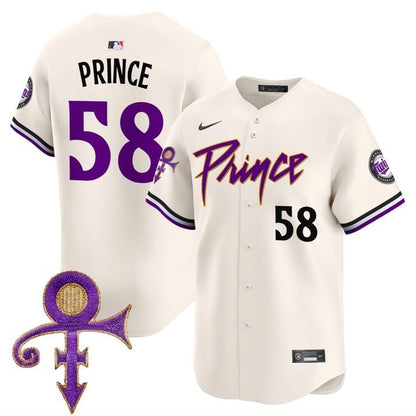 Men's Minnesota Twins Prince Patch Vapor Premier Limited Jersey V4 - All Stitched