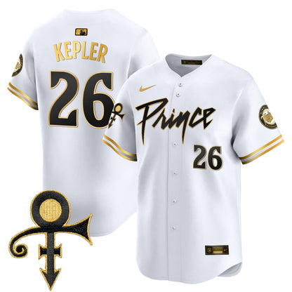 Men's Minnesota Twins Prince Patch Vapor Premier Limited Jersey V4 - All Stitched