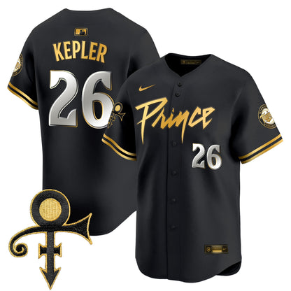 Men's Minnesota Twins Prince Patch Vapor Premier Limited Jersey V4 - All Stitched