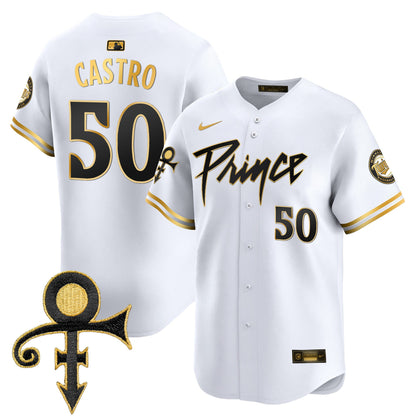 Men's Minnesota Twins Prince Patch Vapor Premier Limited Jersey V4 - All Stitched
