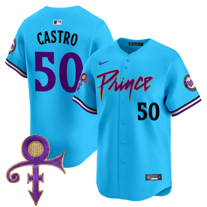 Men's Minnesota Twins Prince Patch Vapor Premier Limited Jersey V4 - All Stitched