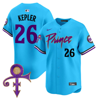 Men's Minnesota Twins Prince Patch Vapor Premier Limited Jersey V4 - All Stitched