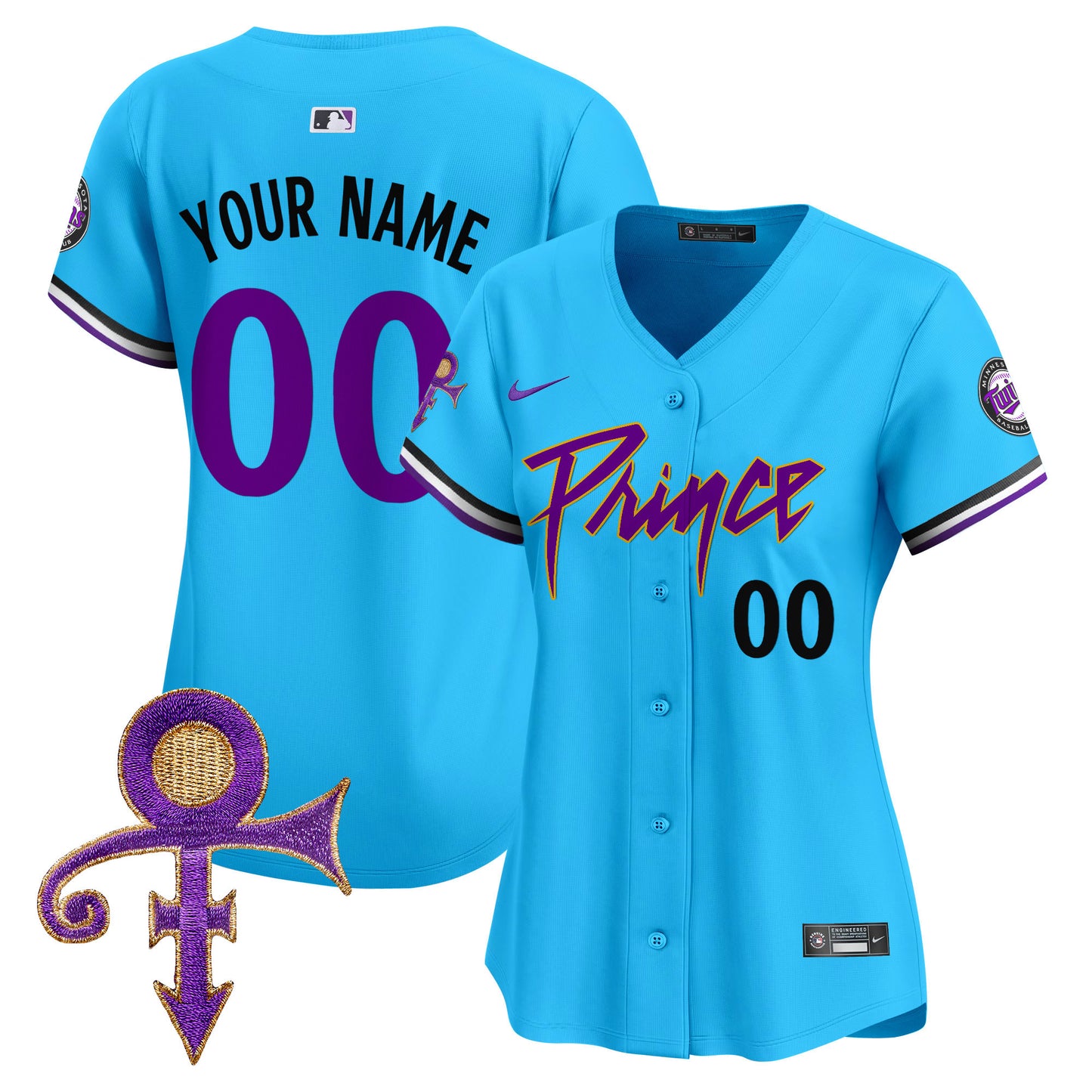 Minnesota Twins Prince Patch Vapor Premier Limited Custom Jersey V4 - All Stitched