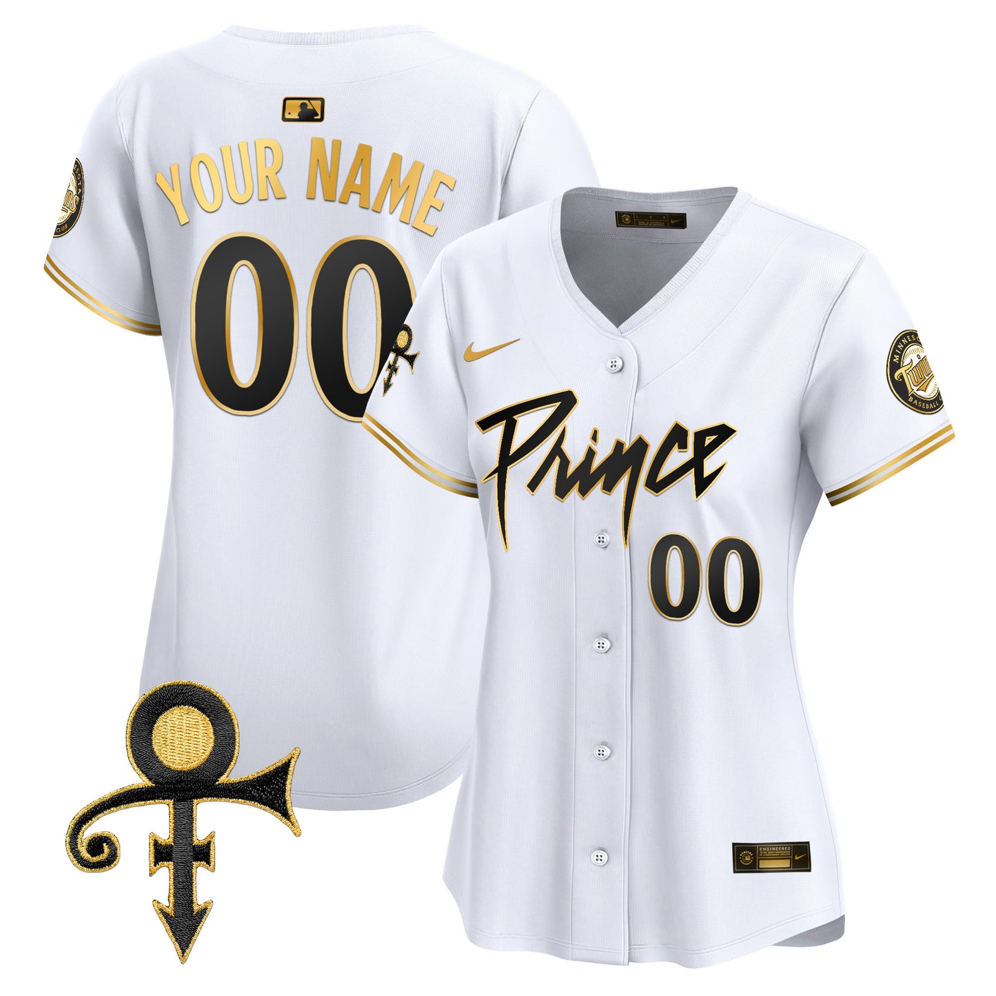 Minnesota Twins Prince Patch Vapor Premier Limited Custom Jersey V4 - All Stitched