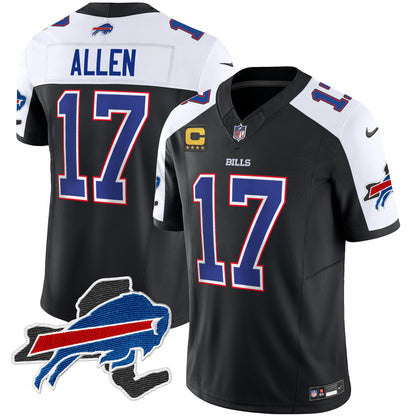 Men's Bills New York Patch Vapor Limited Jersey V2 - All Stitched