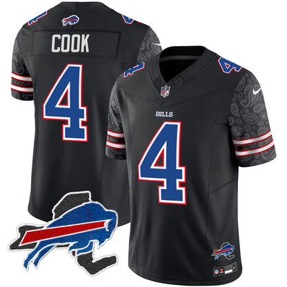 Men's Bills New York Patch Vapor Limited Jersey V2 - All Stitched