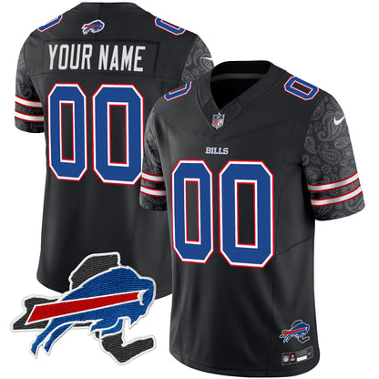 Bills New York Patch Vapor Limited Custom Jersey V2 - All Stitched