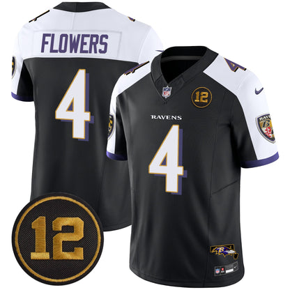 Men's Ravens Jacoby Jones Patch Vapor Limited Jersey - All Stitched