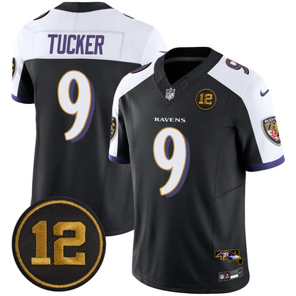 Men's Ravens Jacoby Jones Patch Vapor Limited Jersey - All Stitched