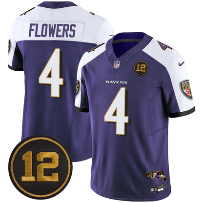 Men's Ravens Jacoby Jones Patch Vapor Limited Jersey - All Stitched
