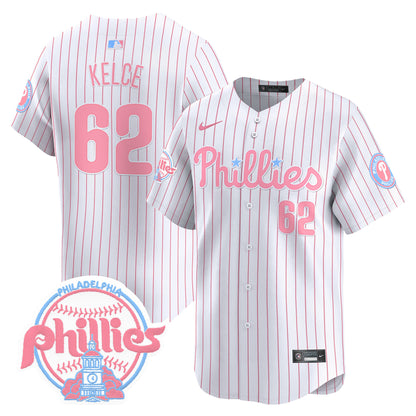 Unisex Phillies Bubblegum Pink Vapor Premier Limited Jersey V2 - All Stitched