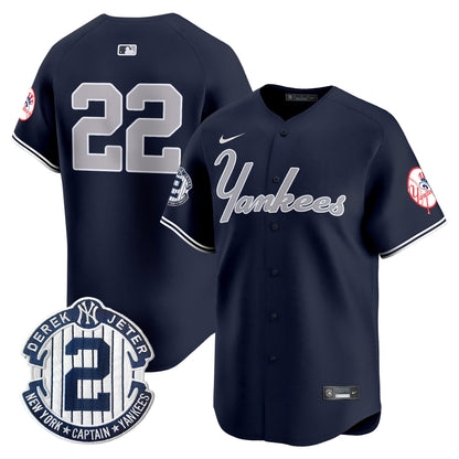 Men's Yankees Throwback Vapor Premier Limited Jersey V2 - All Stitched