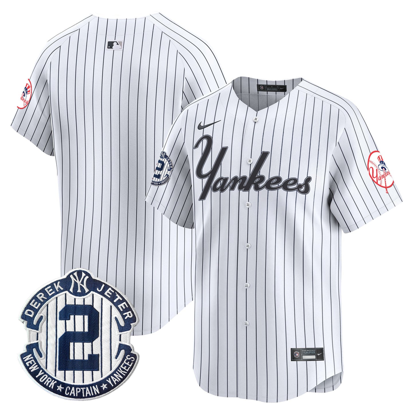 Men's Yankees Throwback Vapor Premier Limited Jersey V2 - All Stitched