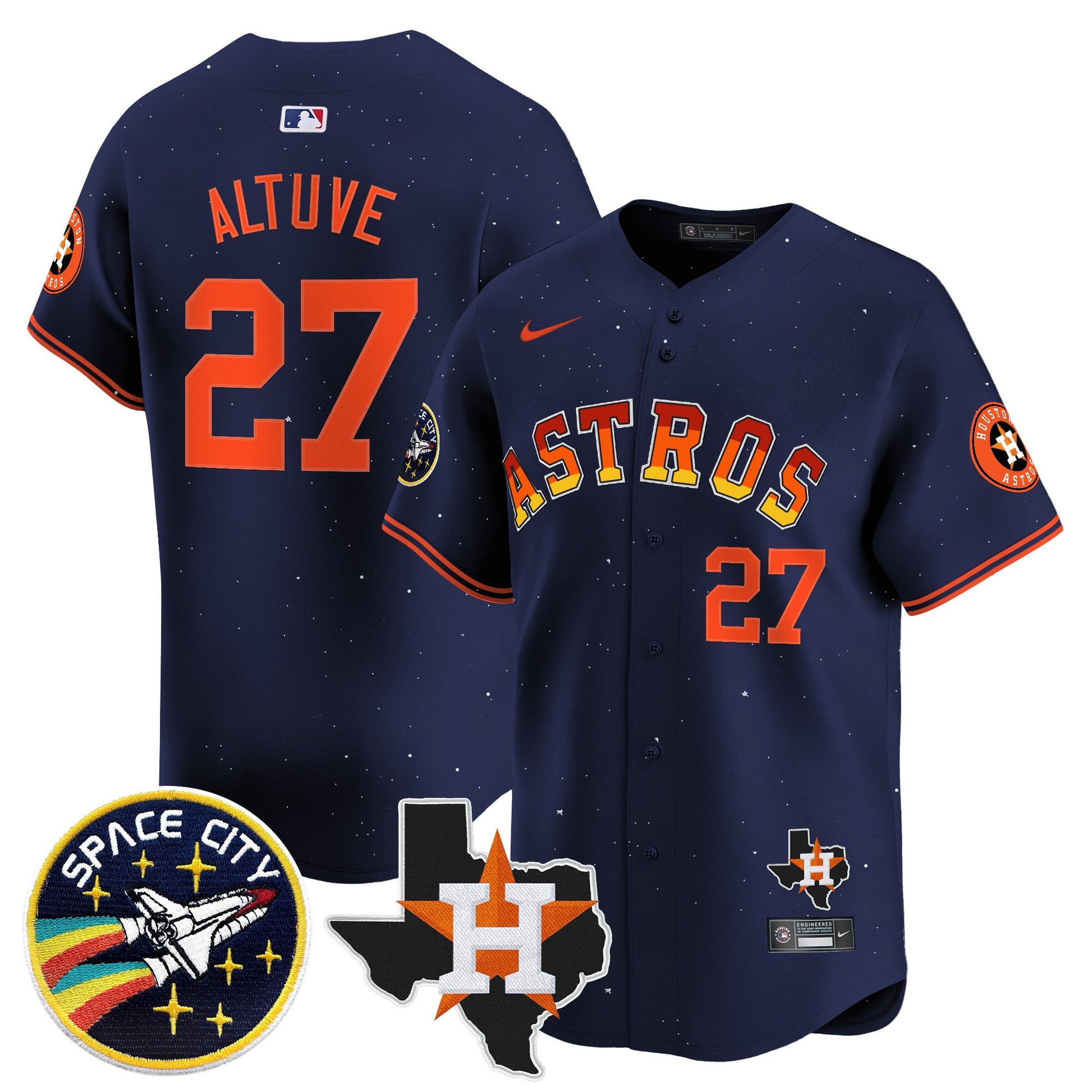 Astros “Rainbow Guts” Vapor Premier Limited Jersey - All Stitched