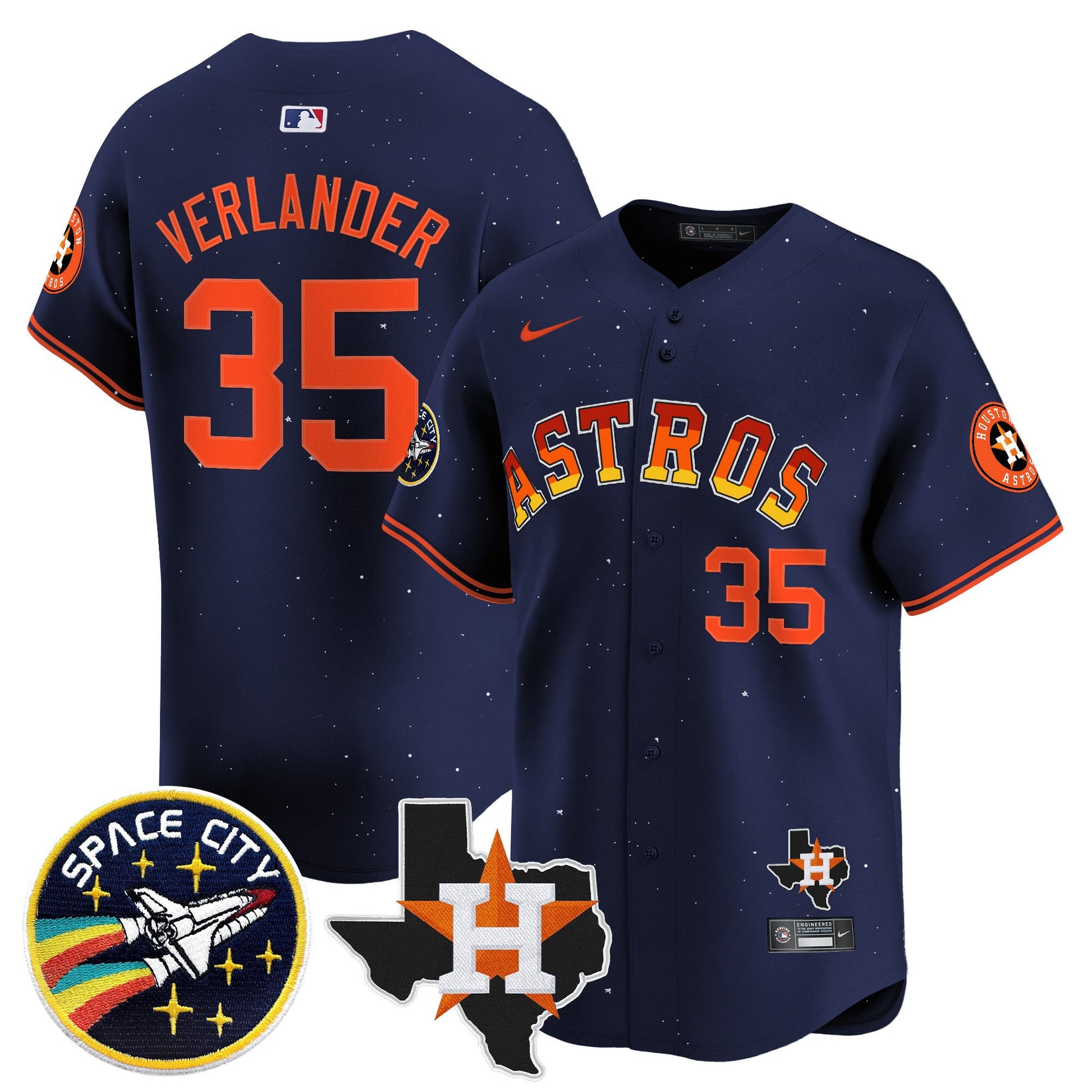 Astros “Rainbow Guts” Vapor Premier Limited Jersey - All Stitched