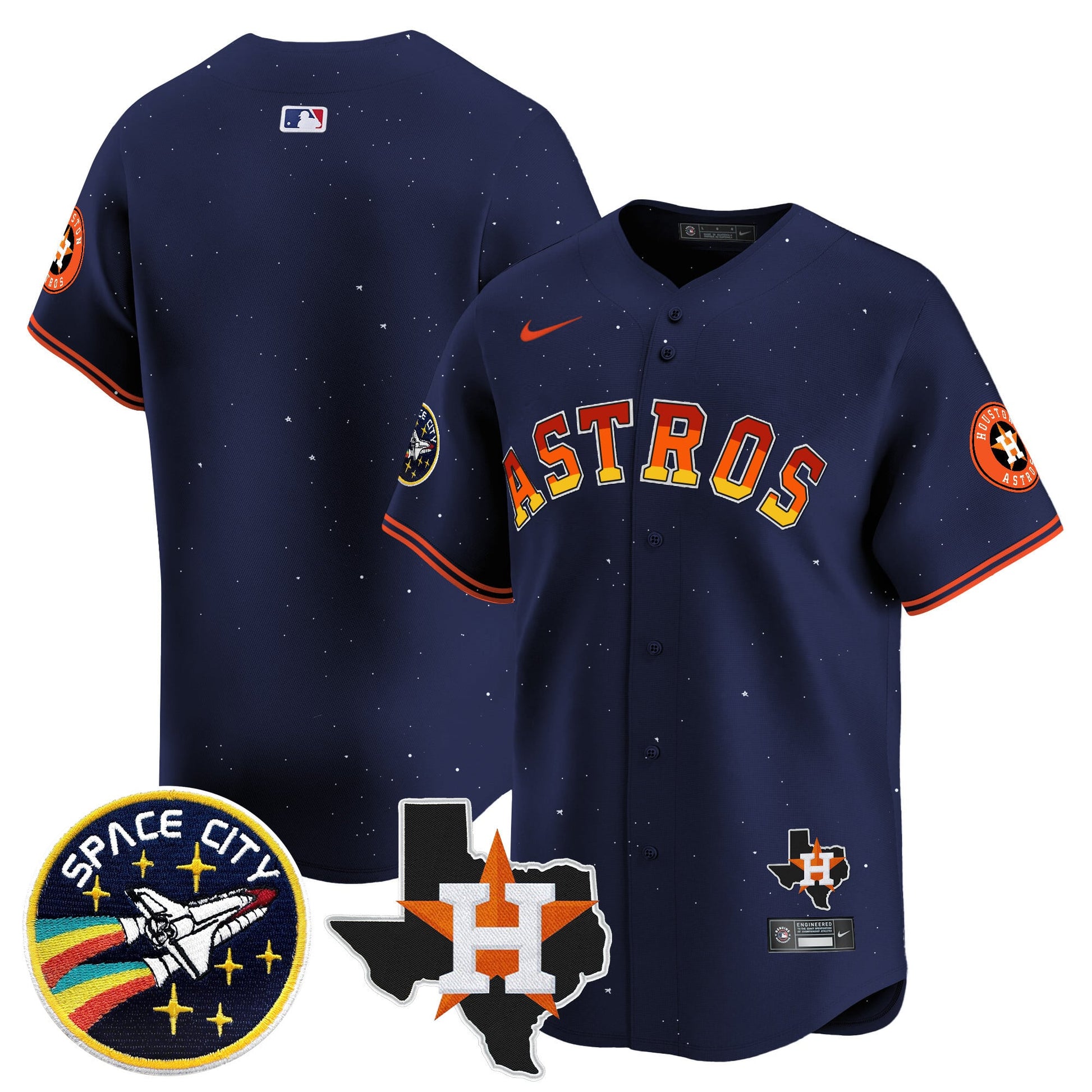Astros “Rainbow Guts” Vapor Premier Limited Jersey - All Stitched