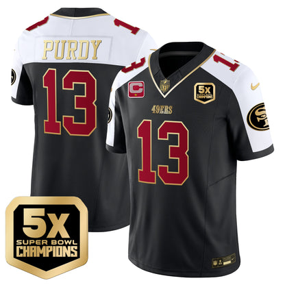 Men's 49ers 5x Super Bowl Champions Vapor Limited Jersey - All Stitched