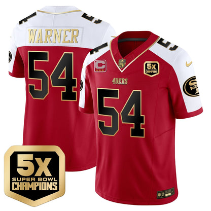 49ers 5x Super Bowl Champions Vapor Limited Jersey - All Stitched
