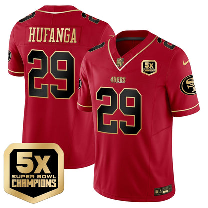 49ers 5x Super Bowl Champions Vapor Limited Jersey - All Stitched