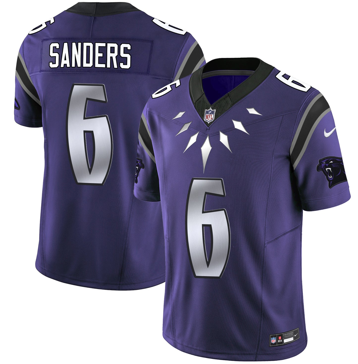 Men's Carolina Panthers Wakanda Vapor Limited Jersey - All Stitched