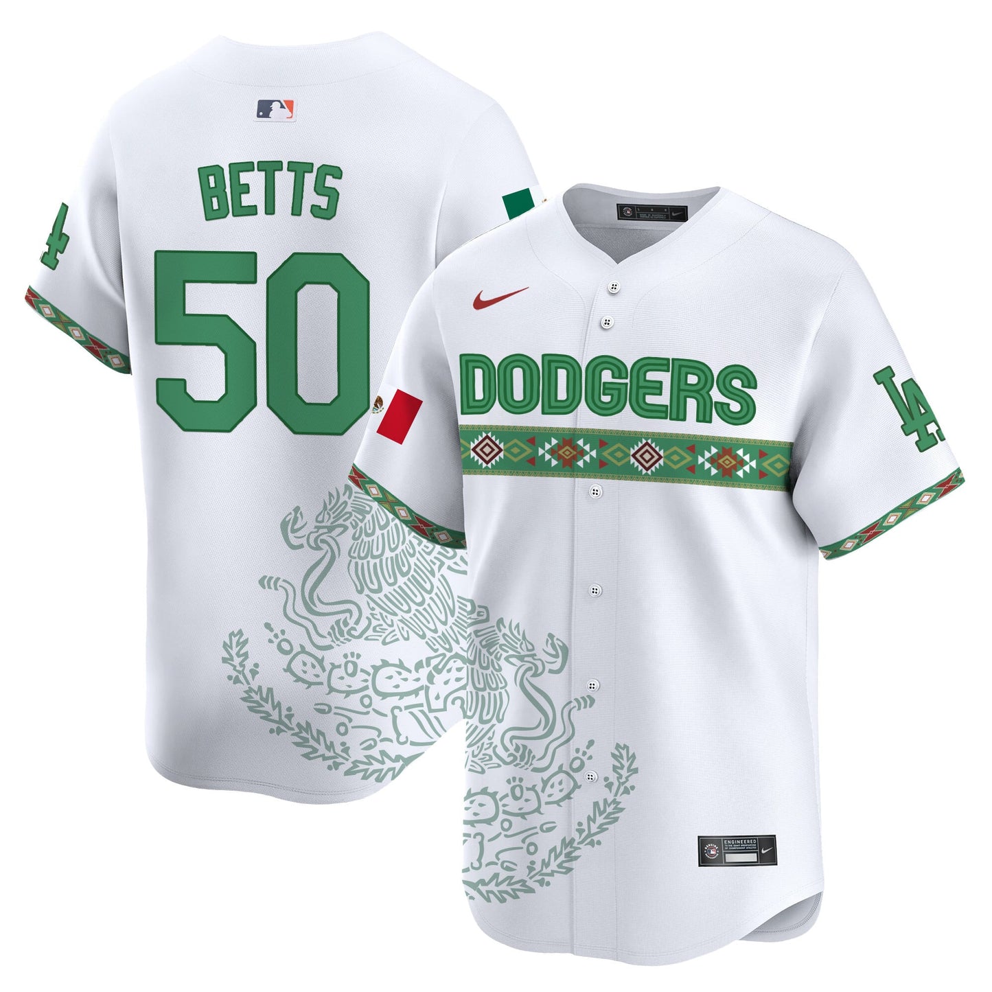Los Angeles Dodgers Mexico Vapor Premier Limited Jersey V3 - Printed