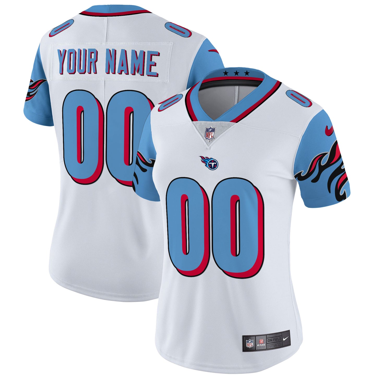 Tennessee Titans Special Vapor Limited Custom Jersey - All Stitched