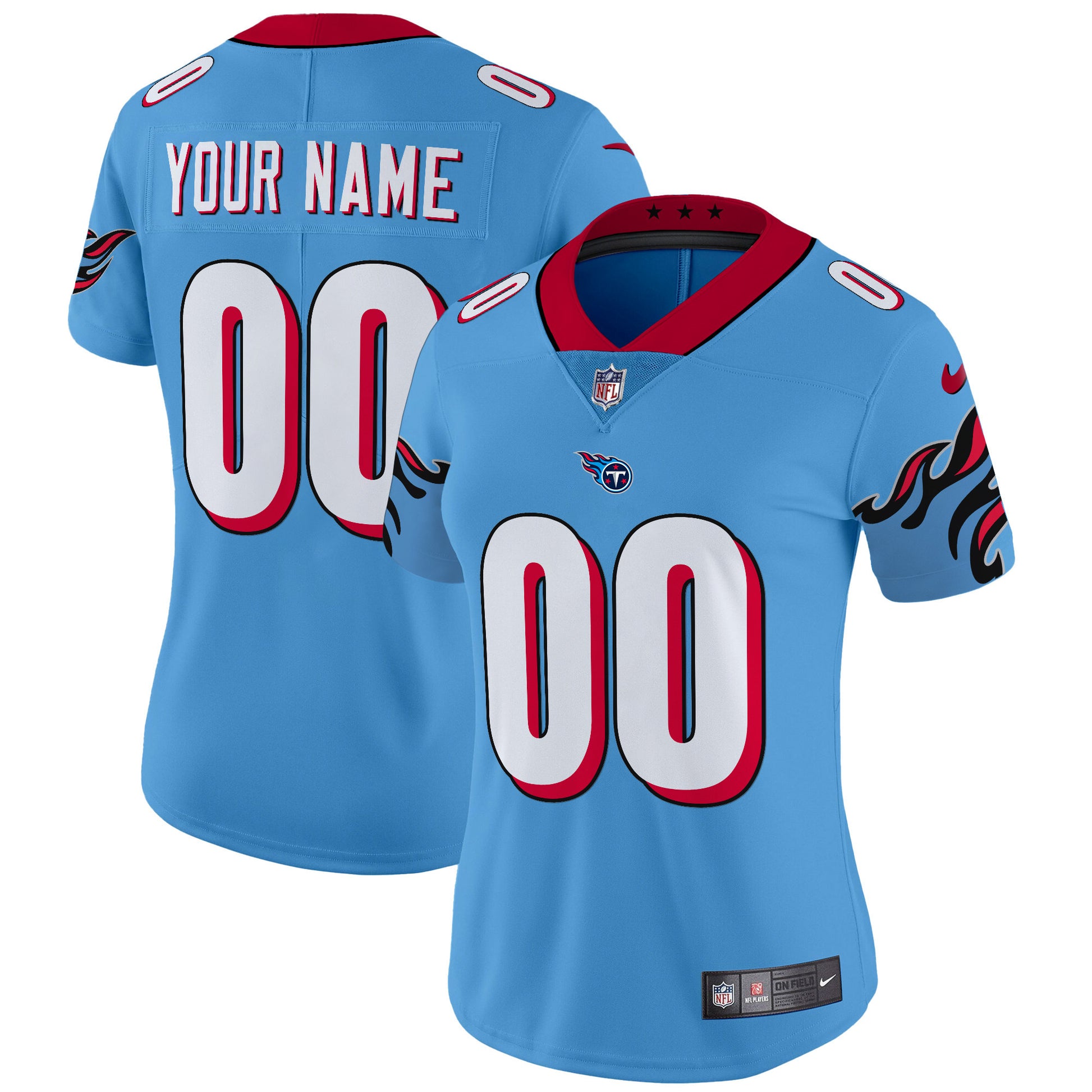 Tennessee Titans Special Vapor Limited Custom Jersey - All Stitched