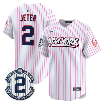 Men's New York Yankees Graffiti Vapor Premier Limited Jersey V2 - All Stitched