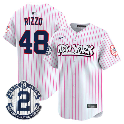Men's New York Yankees Graffiti Vapor Premier Limited Jersey V2 - All Stitched
