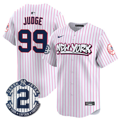 Men's New York Yankees Graffiti Vapor Premier Limited Jersey V2 - All Stitched
