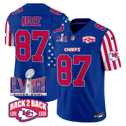 Chiefs American Style Vapor Limited Jersey - All Stitched