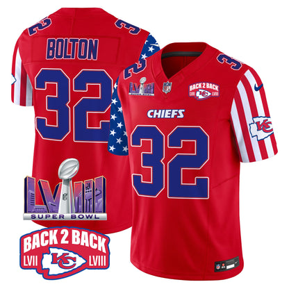 Chiefs American Style Vapor Limited Jersey - All Stitched